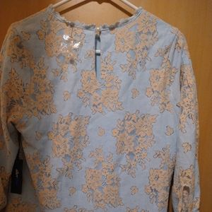 Alice Blue 💙 blue blouse size L with tags